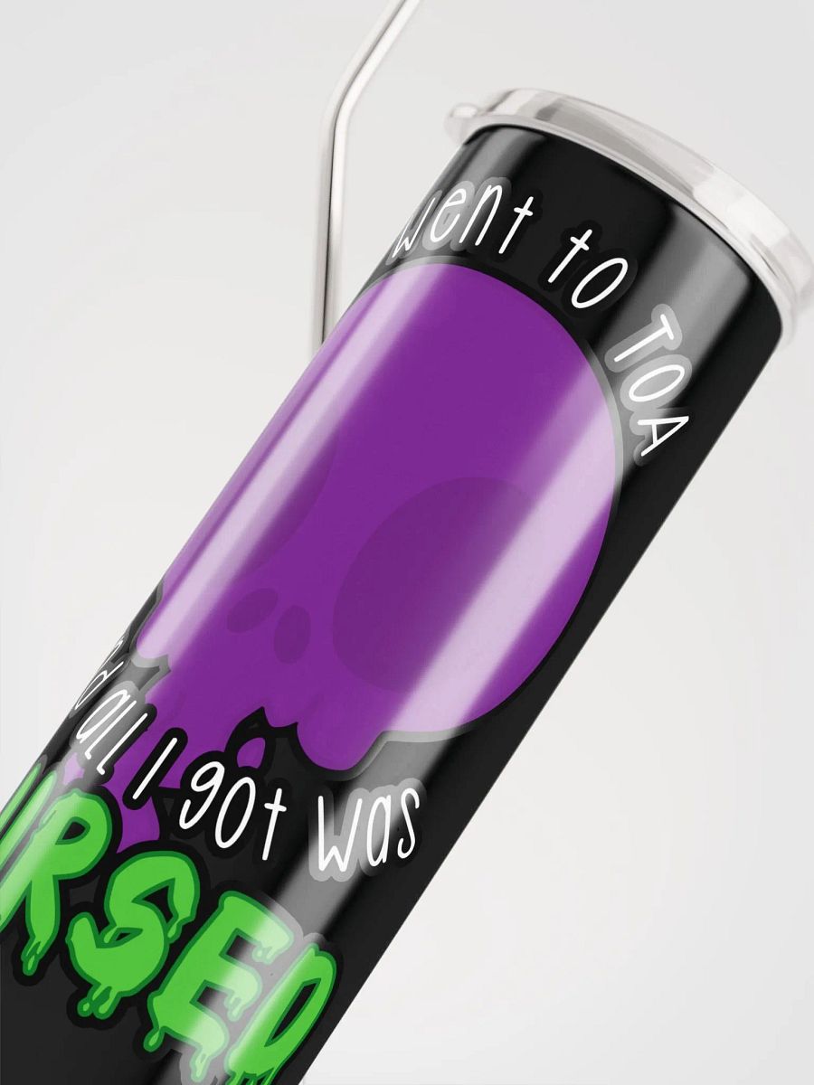 All I Got Was Cursed - Demon Hunter - Tumbler w/Straw product image (5)
