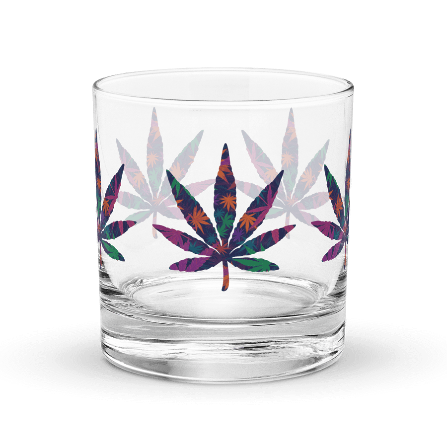 Leafy Leaf Rocks Glass product image (1)