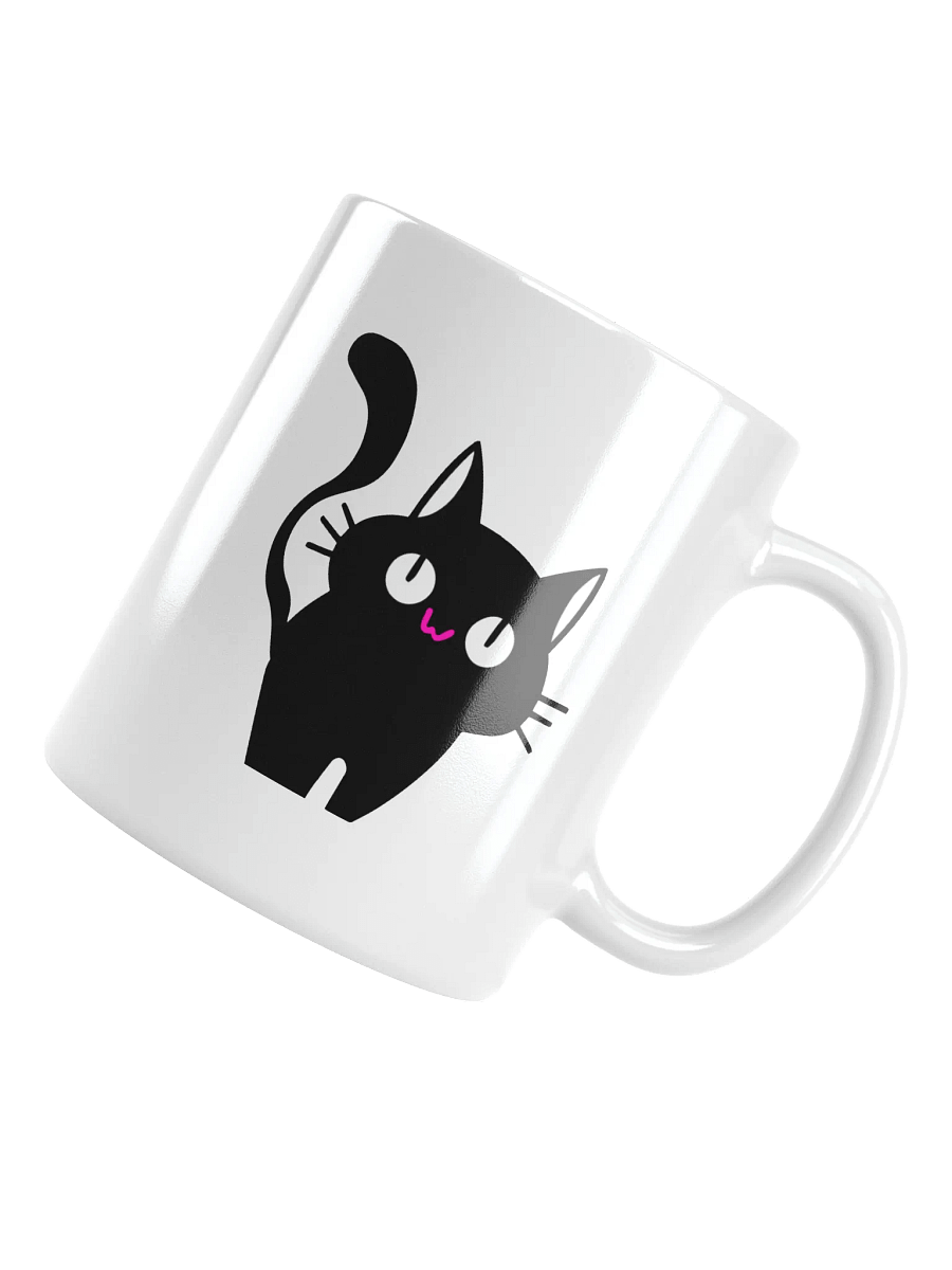 Double Sided Cat Butt White Ceramic Coffee Mug product image (5)