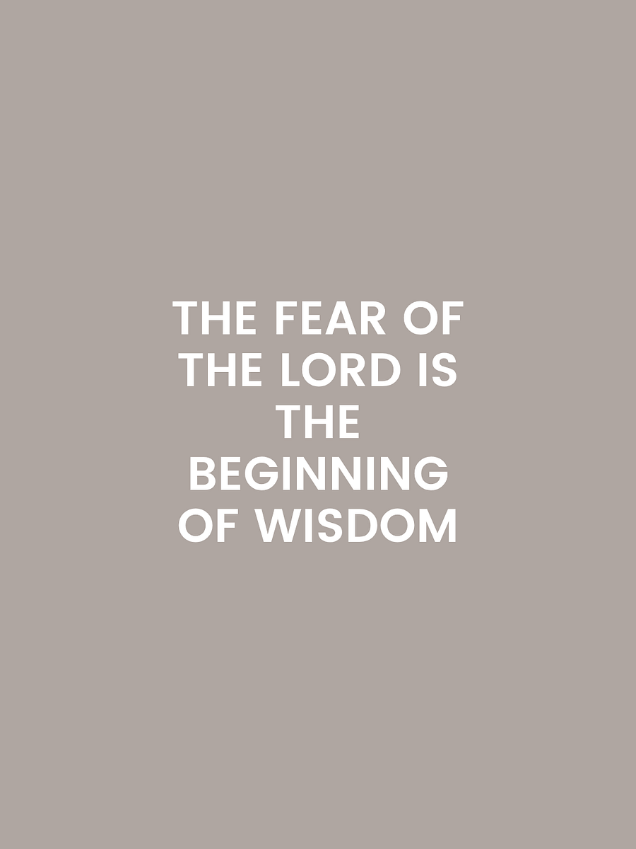 Beginning Of Wisdom. product image (1)