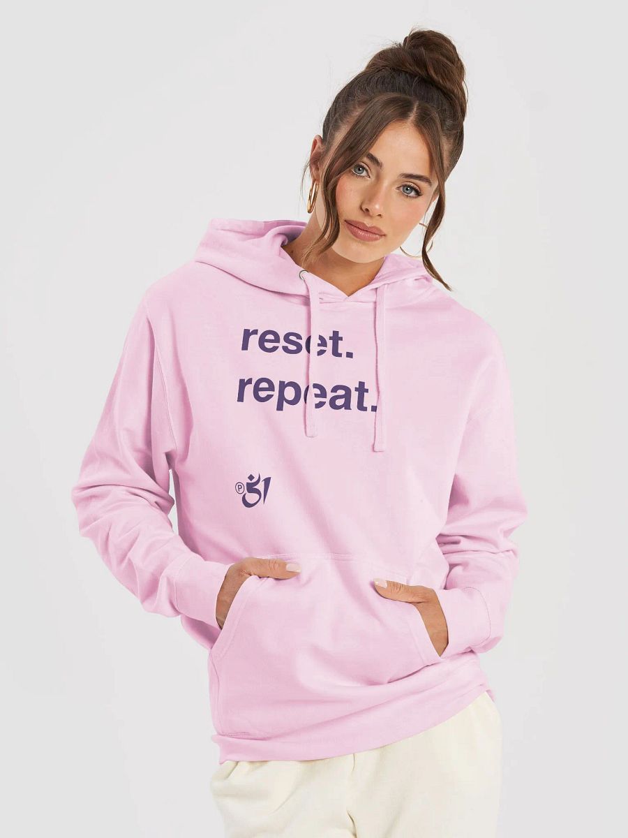 reset. repeat. hoodie product image (5)