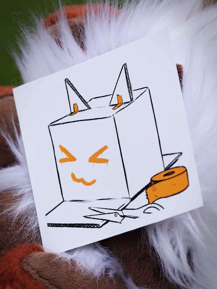 Fox Box Sticker product image (1)