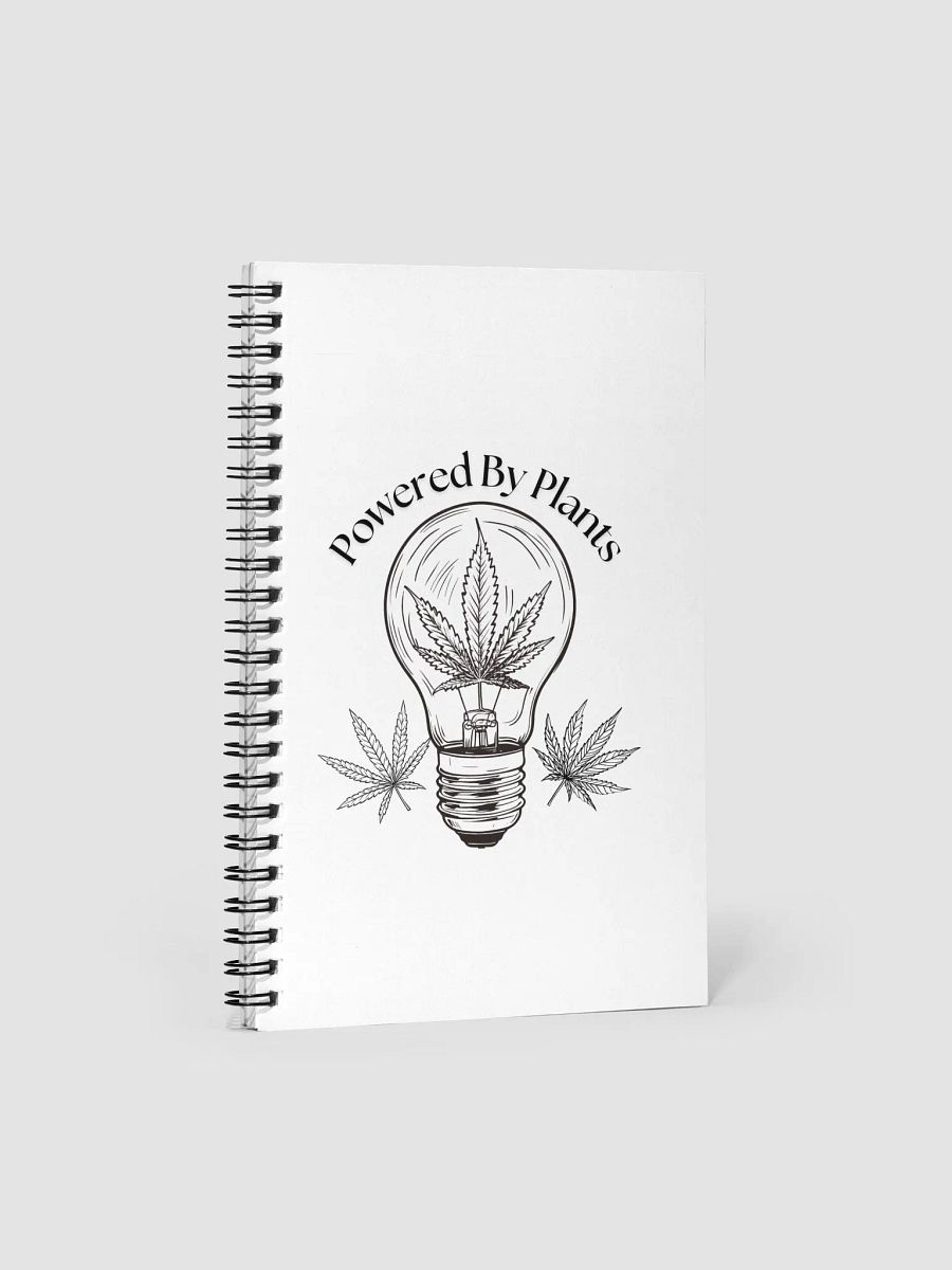 Powered By Plants Spiral Notebook product image (1)