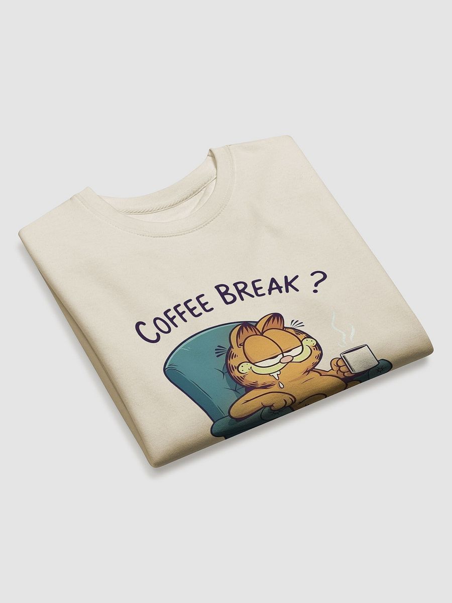 Coffee Break Cat Premium Sweatshirt product image (3)