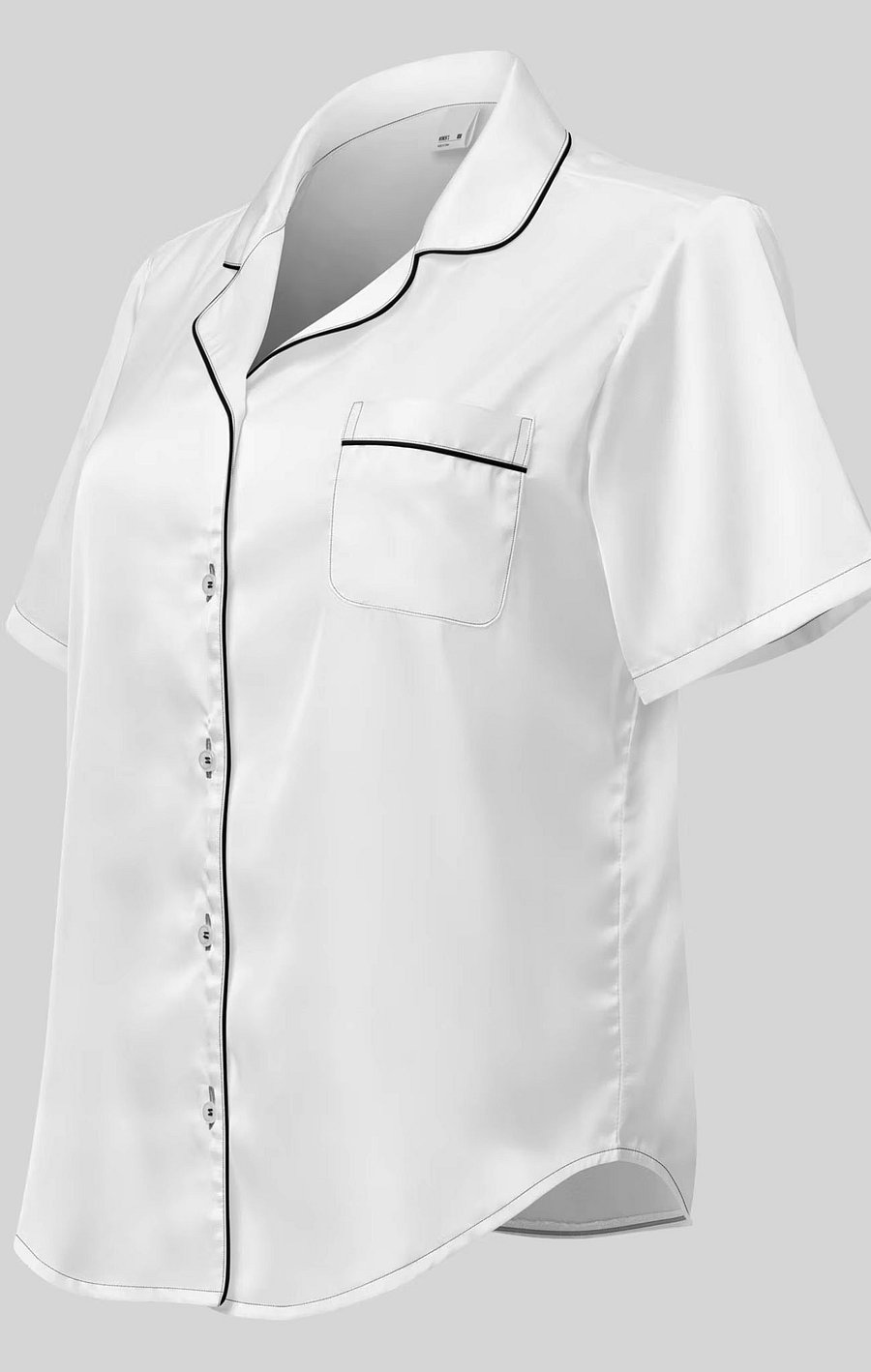 White Polka Dots on Red Women's Short Sleeve Pajama Top product image (7)