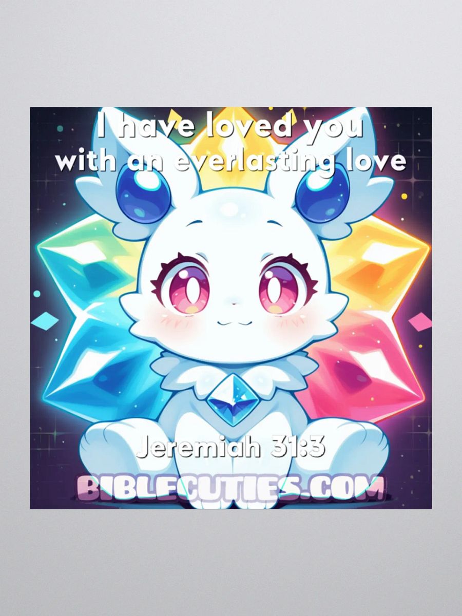 Bible Cuties Laura - I have loved you with an everlasting love Sticker product image (1)