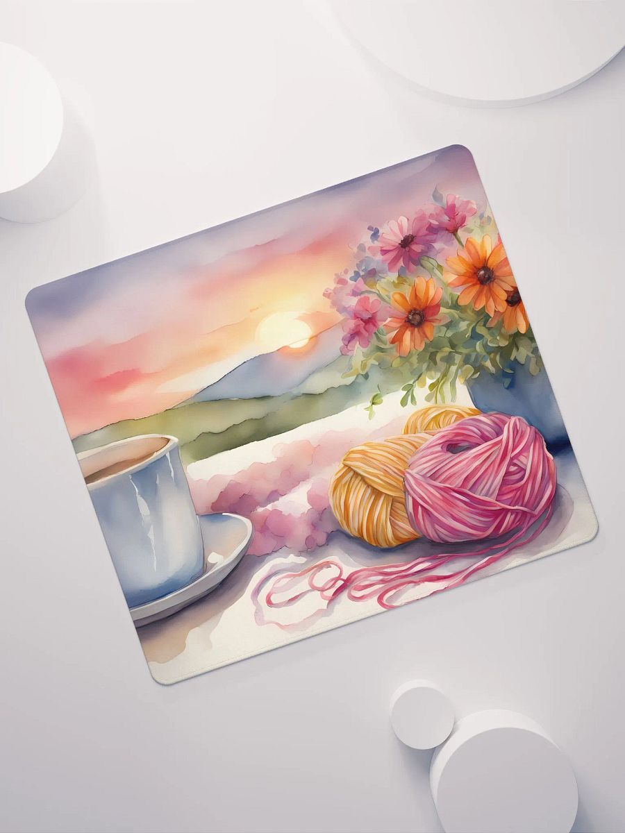 A Cup of Tasty at Sunrise, Gaming Mouse Pad, 2 Sizes product image (7)