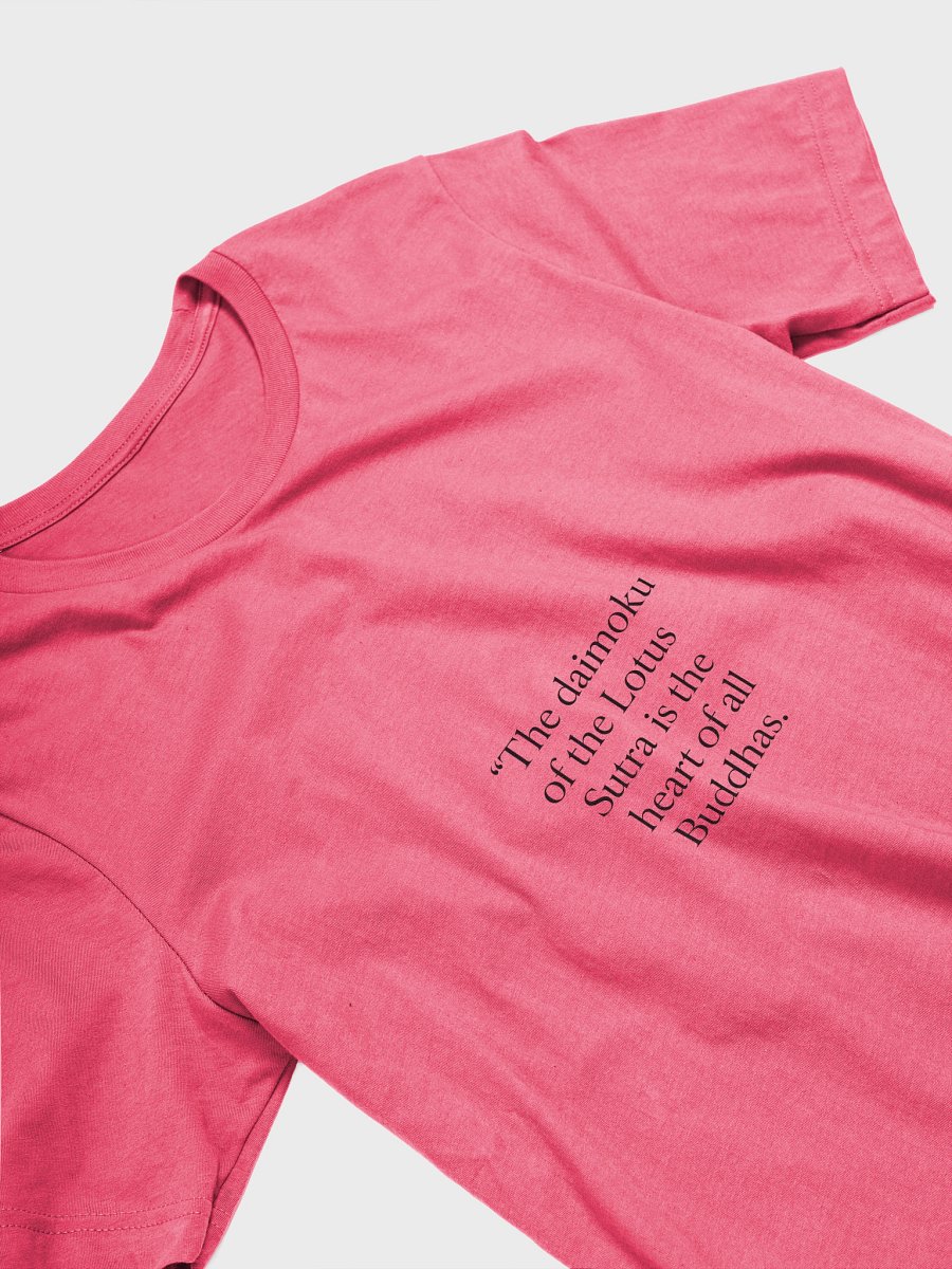 Daimoku Quote T-Shirt – Nichiren Buddhism Bella+Canvas Supersoft Lotus Sutra Tee product image (9)