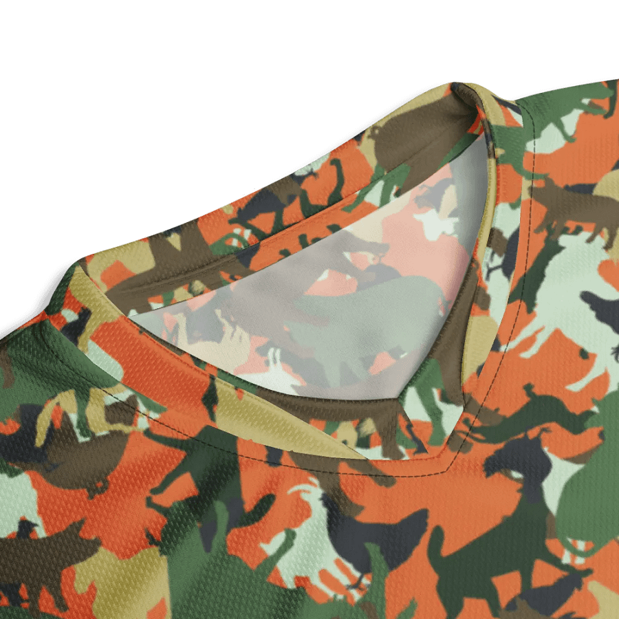 FARMOUFLAGE SAFE HUNTING CAMO RECYCLED UNISEX SPORTS JERSEY product image (3)