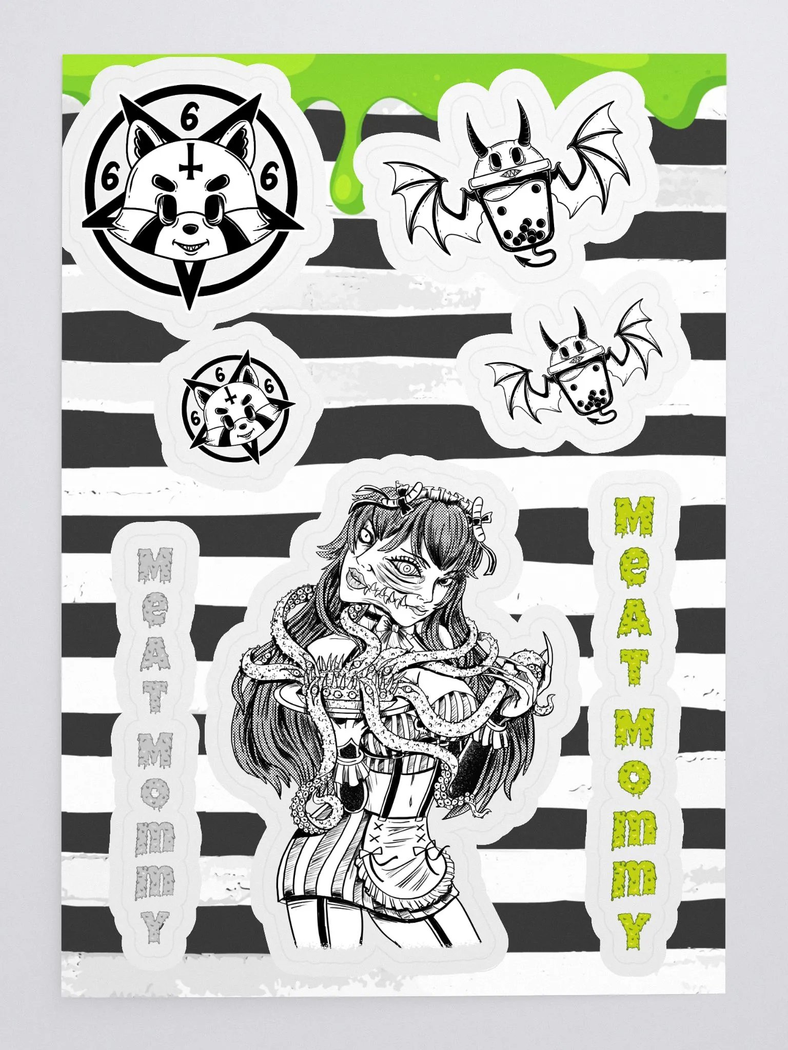 MeatMommy Horror Sticker Pack product image (4)