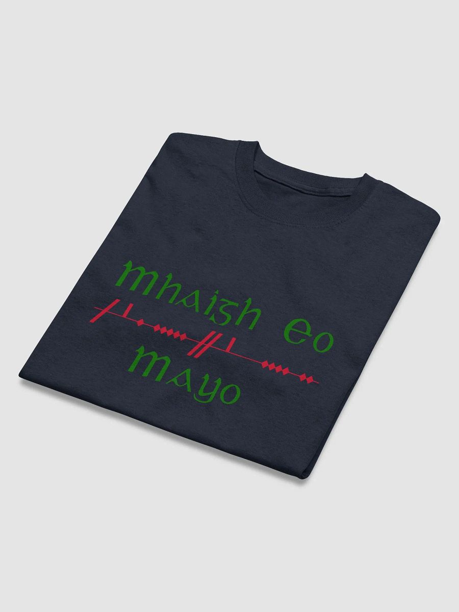 Mayo/Maigh Eo, Scholastic style Ogham printed T-shirt product image (4)