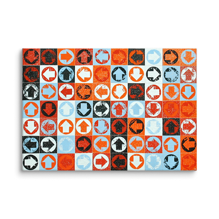 Mapping Heaven (2001) on canvas (28" x 40") product image (1)