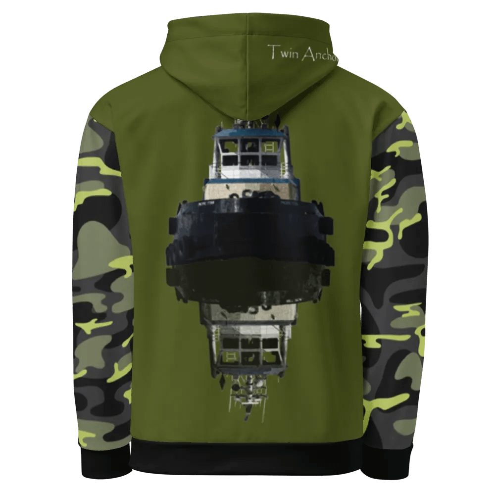 Camouflage & Green Hudson VB Reflection Hoodie product image (7)