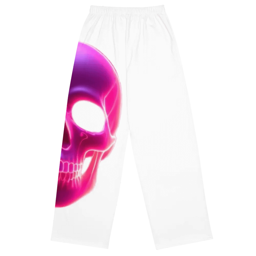 Skull Unisex Wide-Leg Pants product image (8)