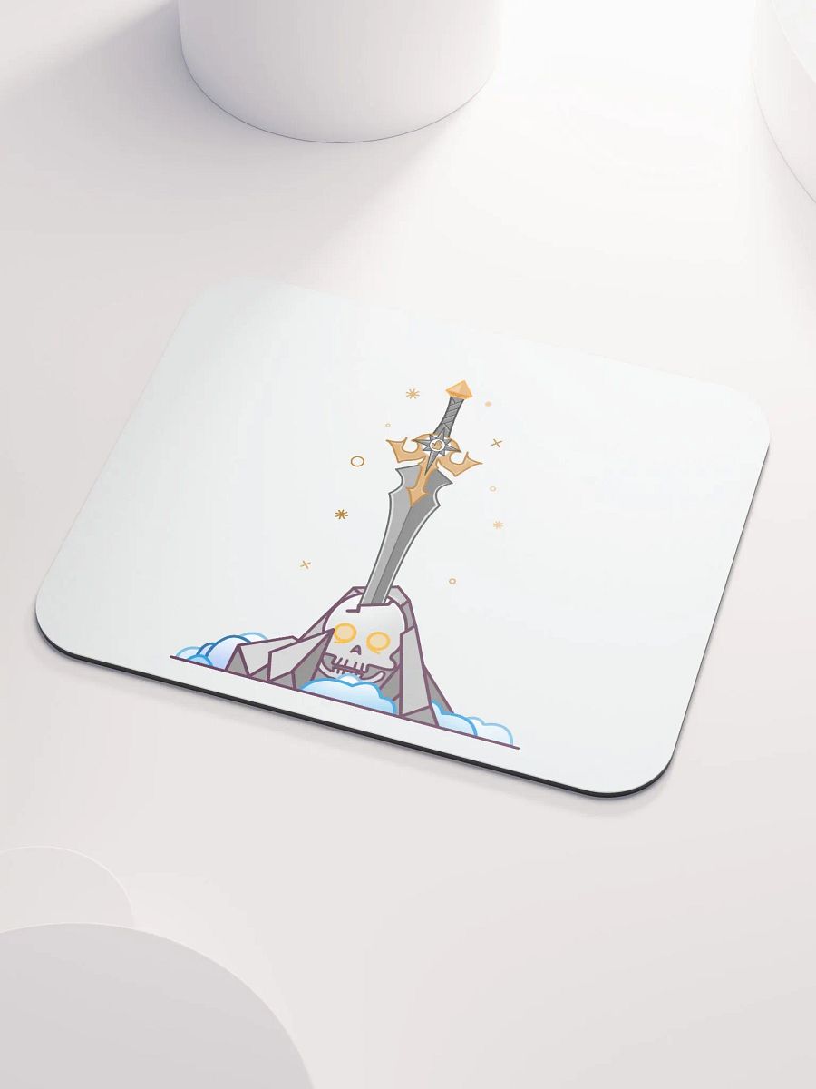 Sword in the Skull - Argent Variation - Mouse Pad product image (3)