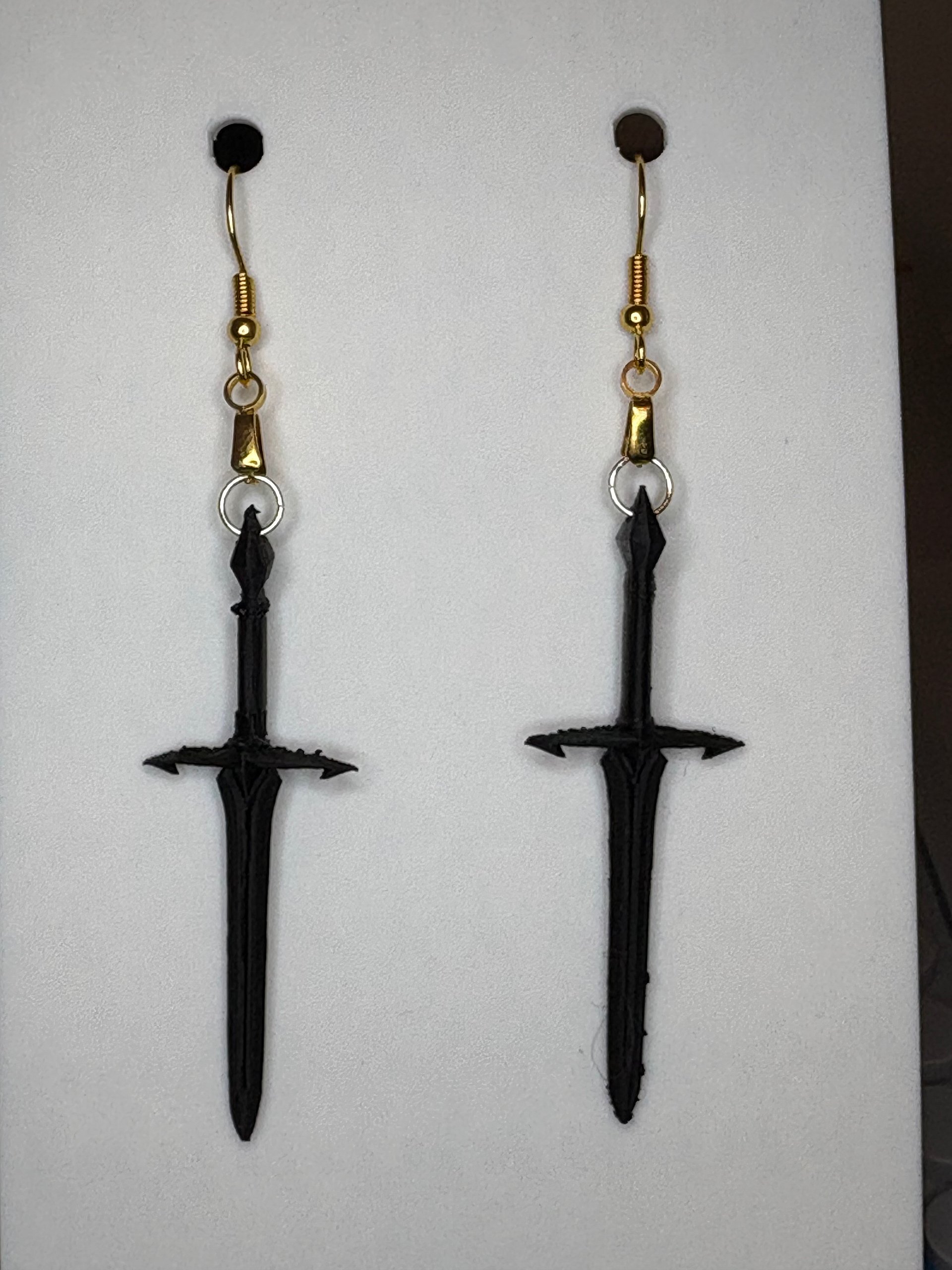 Black Sword Earrings product image (4)