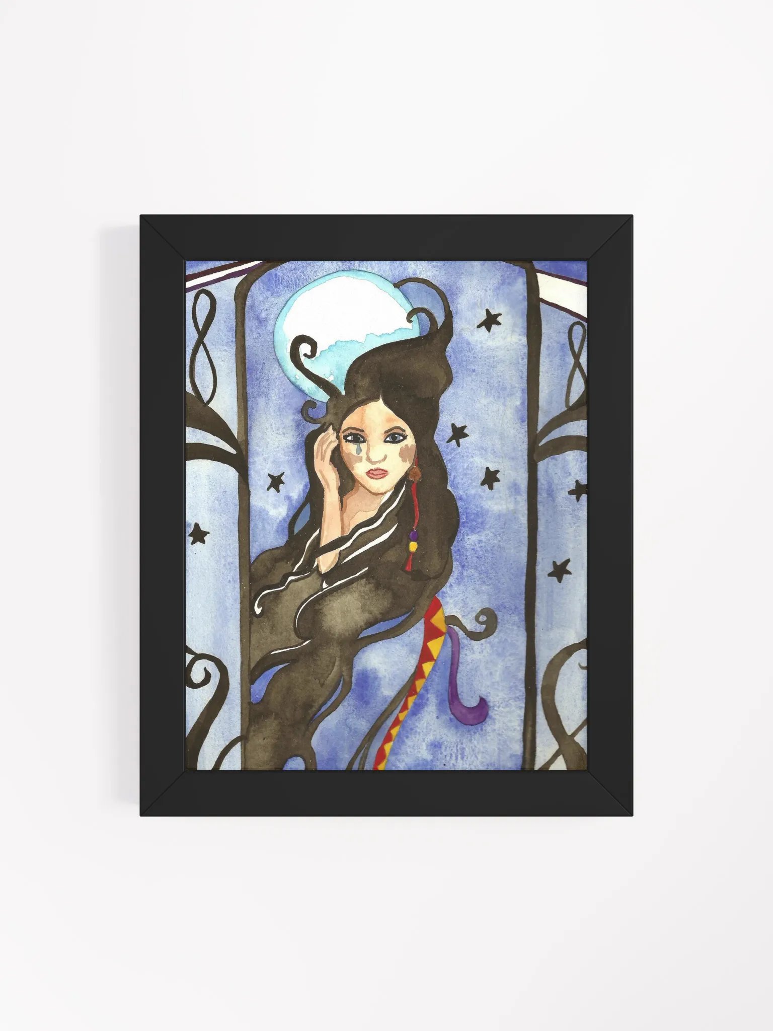 Kuutar Goddess Of The Moon Framed Print product image (10)