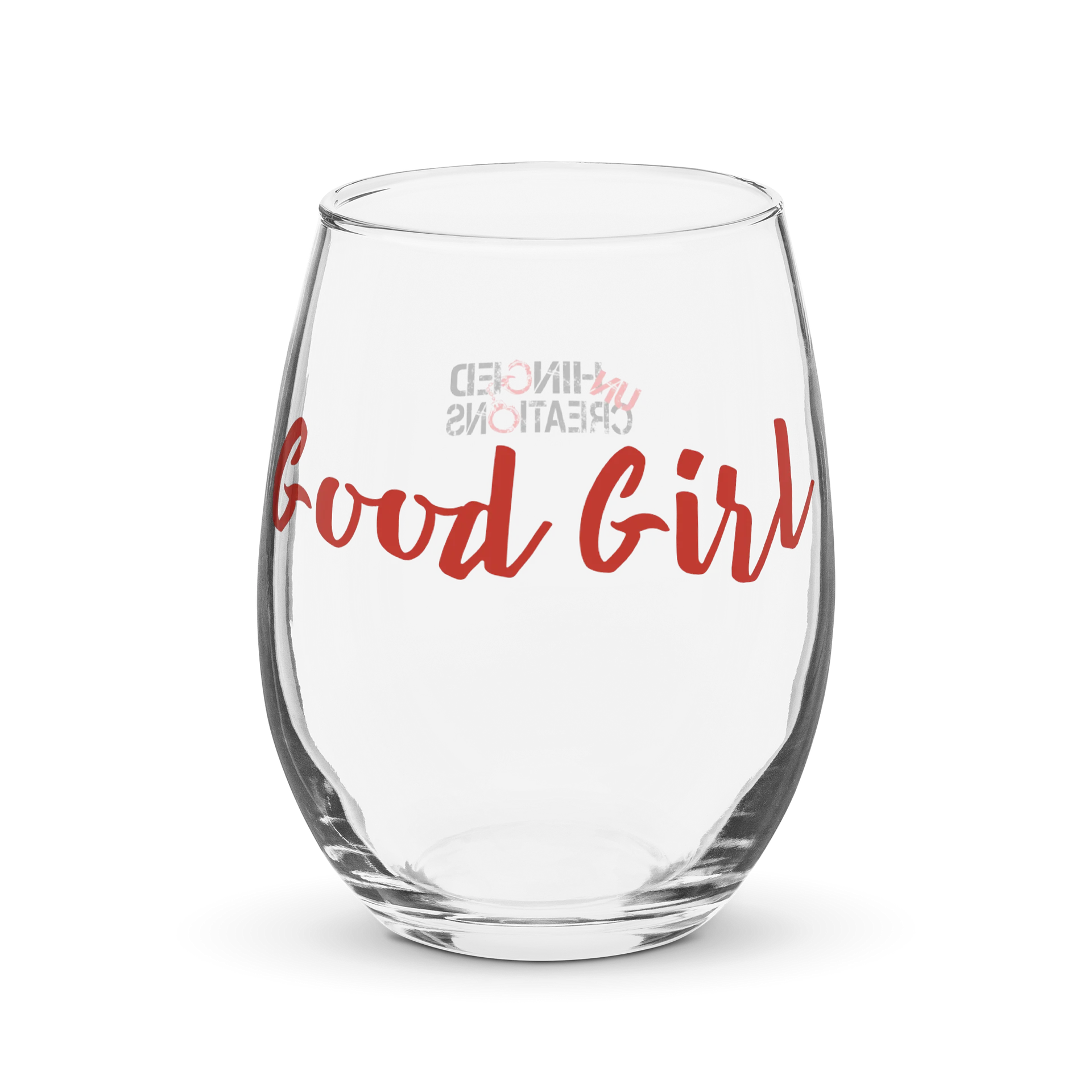 Good Girl Stemless Wine Glass product image (1)