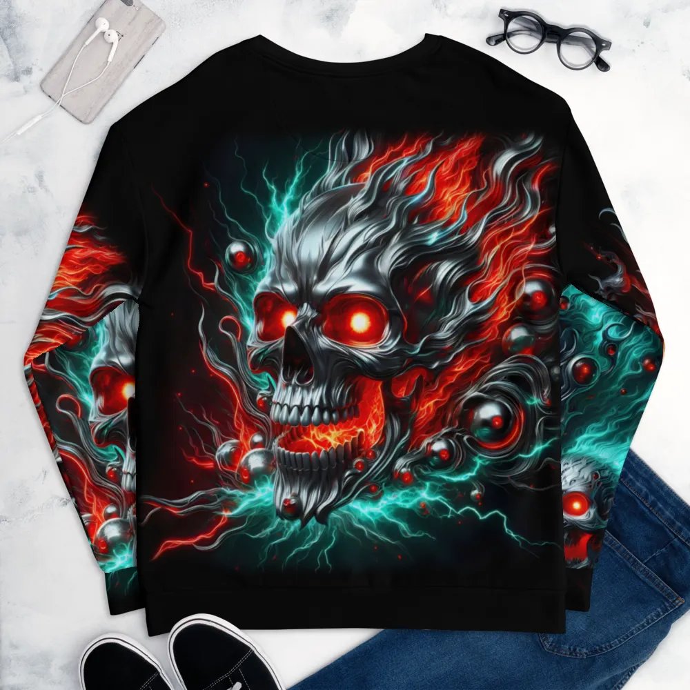 Ethereal Inferno All-Over Print - Unisex Sweatshirt #4 product image (8)