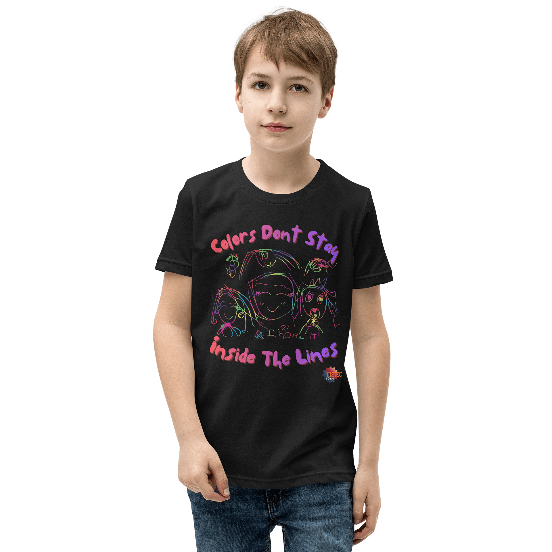 Kids TISTIC Gear – “Colors Don’t Stay Inside The Lines” Limited Edition Tee product image (2)