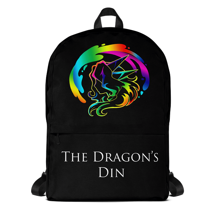 The Dragon's Din Logo Backpack product image (1)
