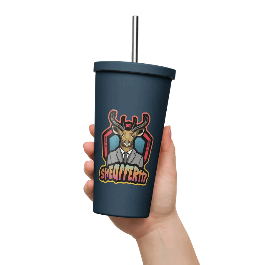 Deer Head Suit Mascot Insulated Tumbler product image (11)
