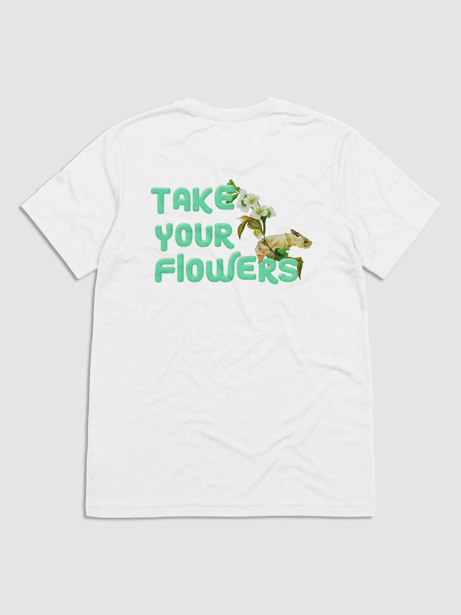 TAKE YOUR FLOWERS T-Shirt Easter Green product image (2)