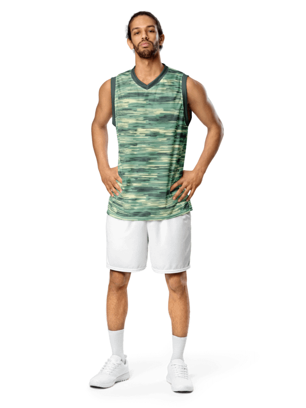 Green Lagoon | Recycled Unisex Basketball Jersey product image (1)