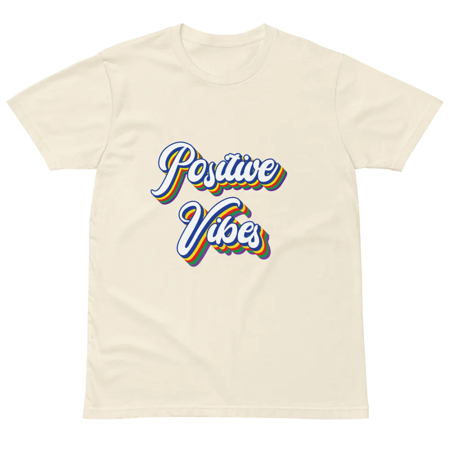 Positive Vibes Typography T-shirt product image (2)