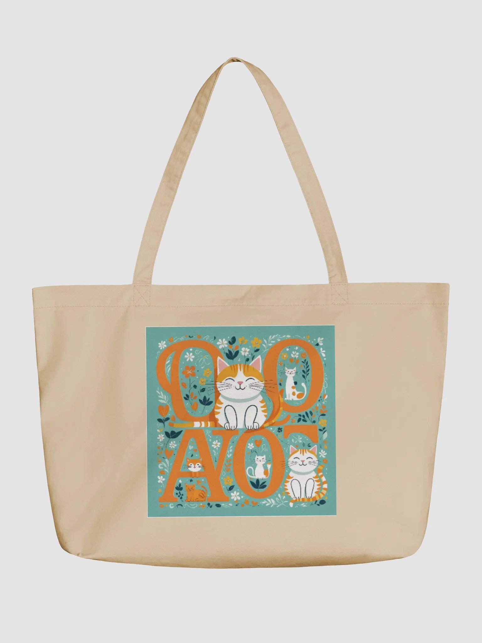 Whimsical Cat Garden Tote Bag product image (1)