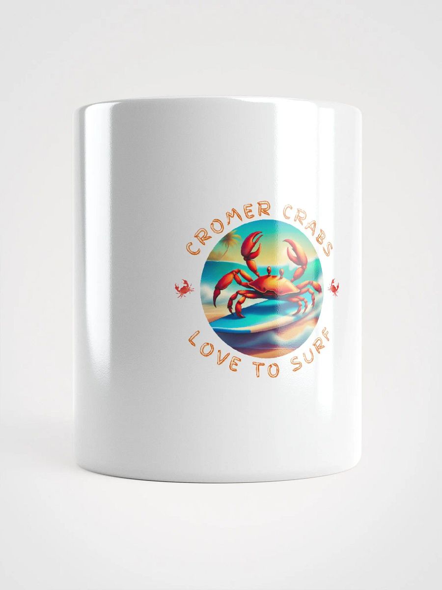 Cromer Crabs Love to Surf White Mug product image (10)