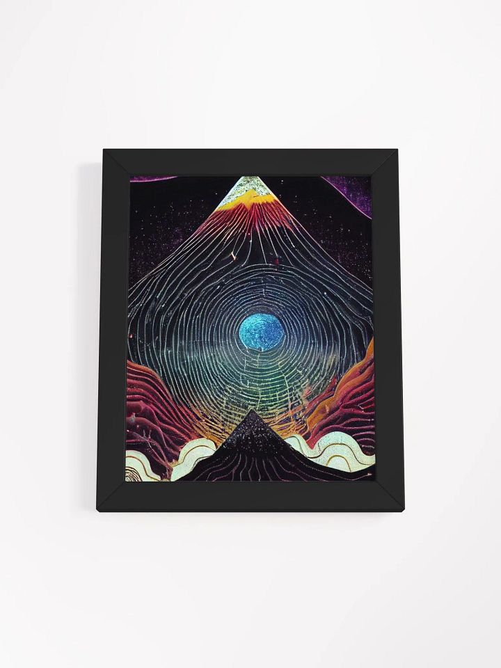 Vibrant Ayous Wood Framed Matte Poster product image (3)