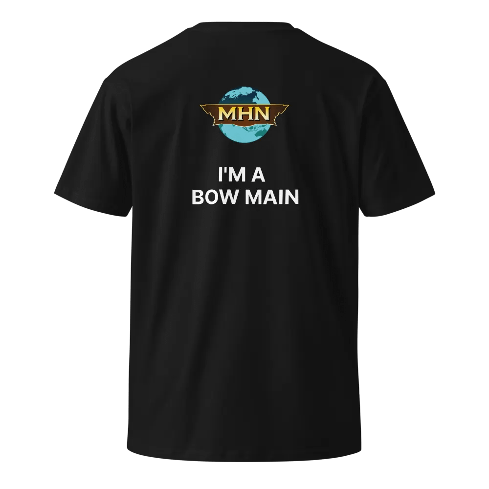 I'm A Bow Main MHN Emblem Unisex T-Shirt Black/Grey/Navy product image (2)