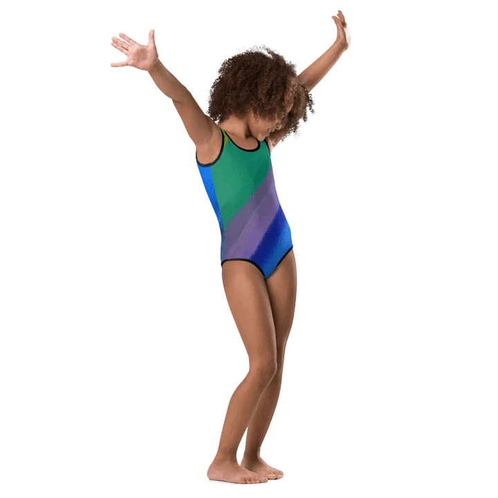 Colorful Strokes Kids Swimsuit product image (1)