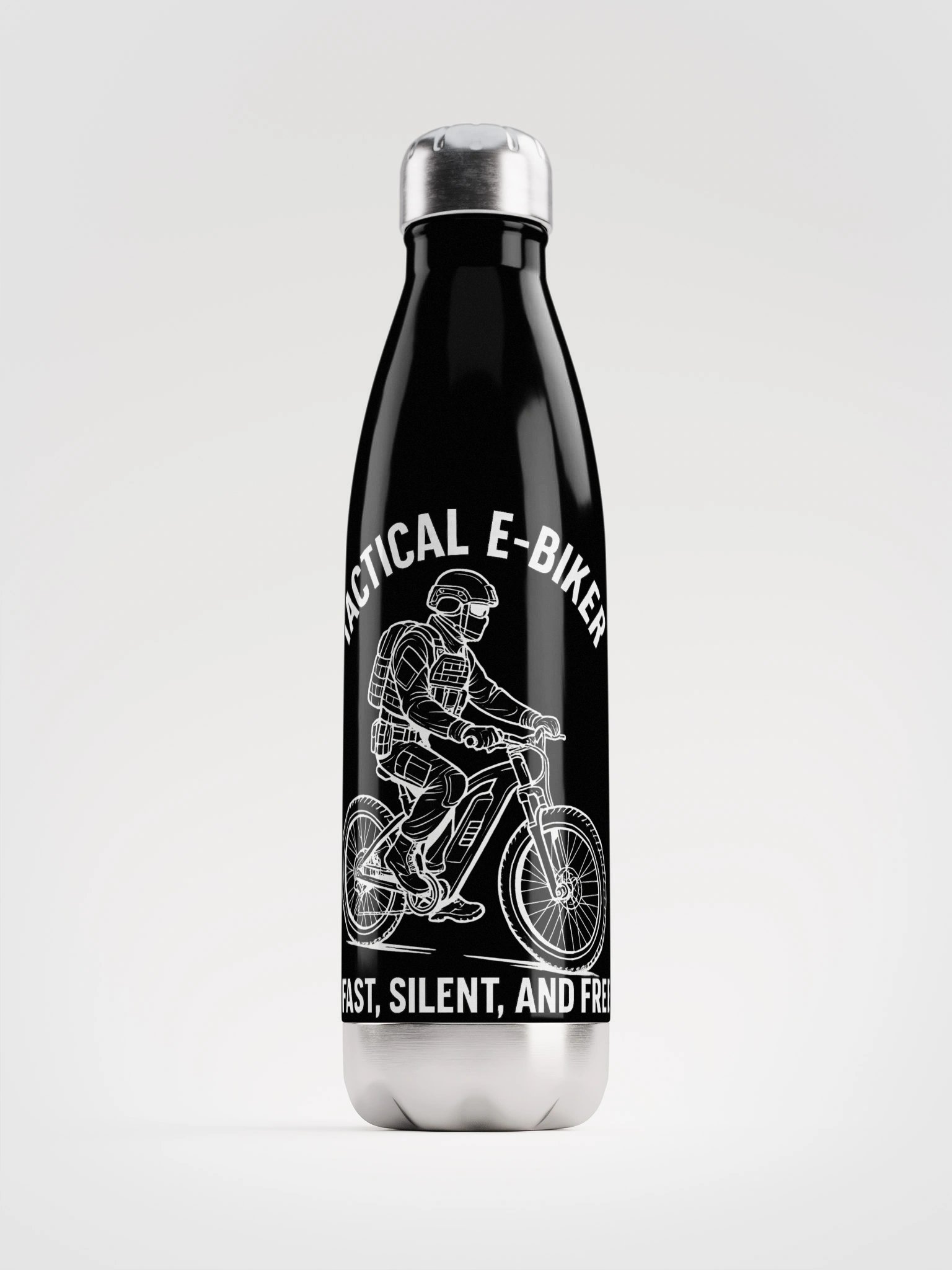 Tactical E-biker Metal Water bottle product image (1)