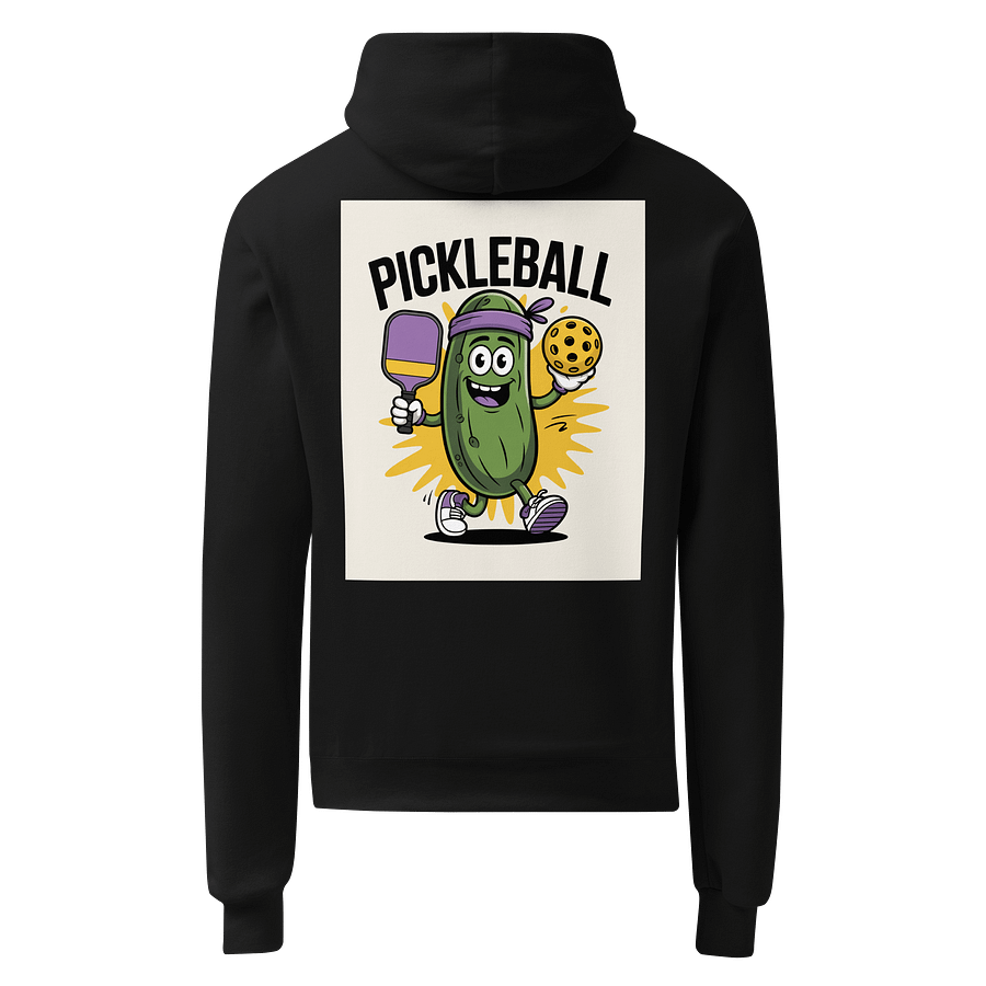 “Pickleball Power” Hoodie – Funny Pickle Character, Game-Ready Style product image (3)