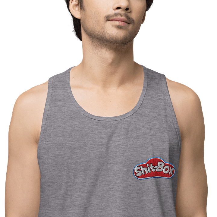 SHIT-BOX UNISEX EMBROIDERED SLEEVELESS TEE product image (18)