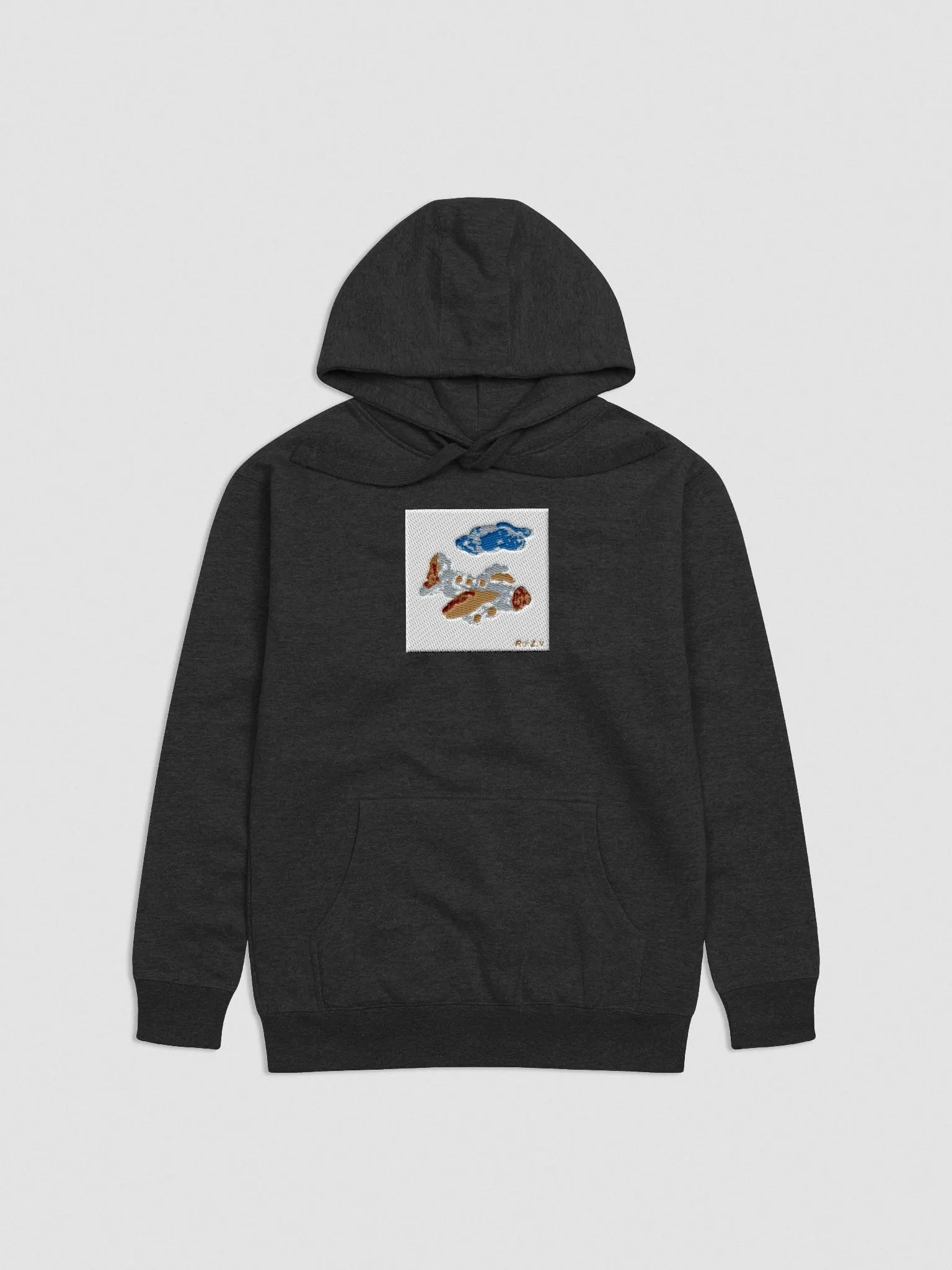 Kid Airplane (Cotton Heritage Unisex Premium Hoodie) product image (1)