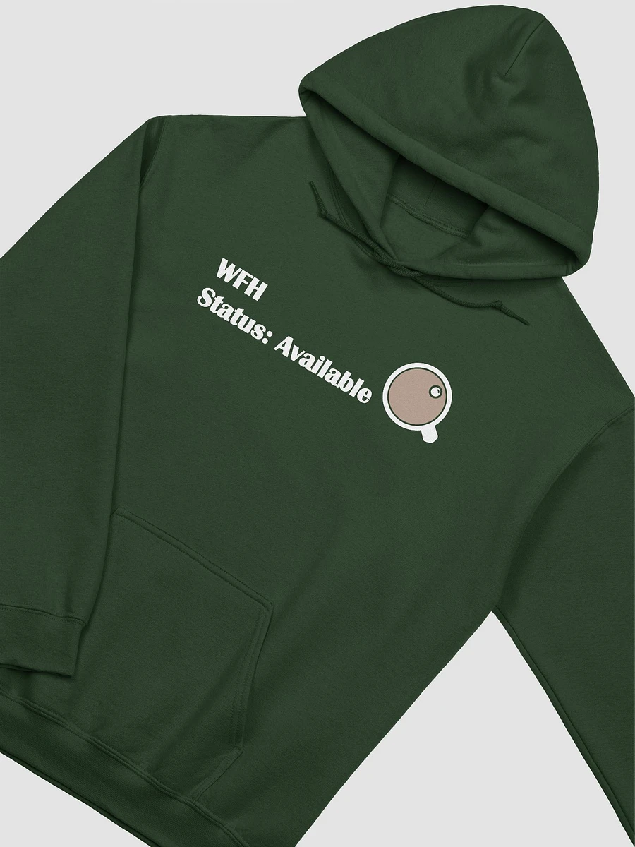 Team WFH, Status Available, Green Hoodie product image (3)