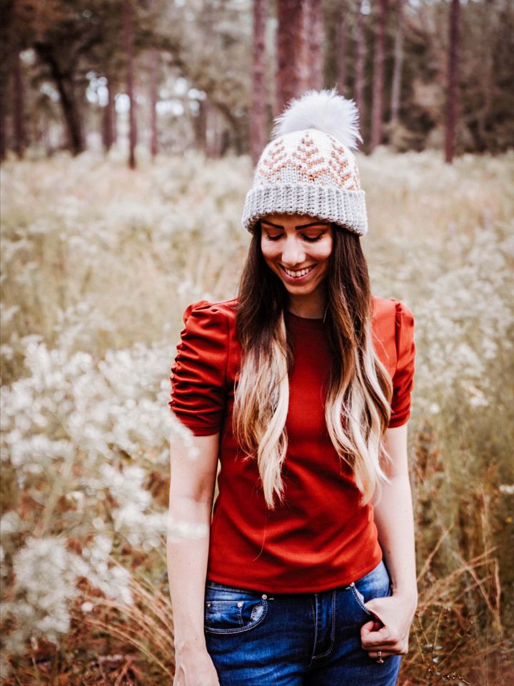 Pine Fair Isle Crochet Hat Pattern (4 Sizes) product image (2)