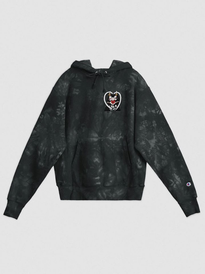 I heart you tie-dye hoodie product image (1)