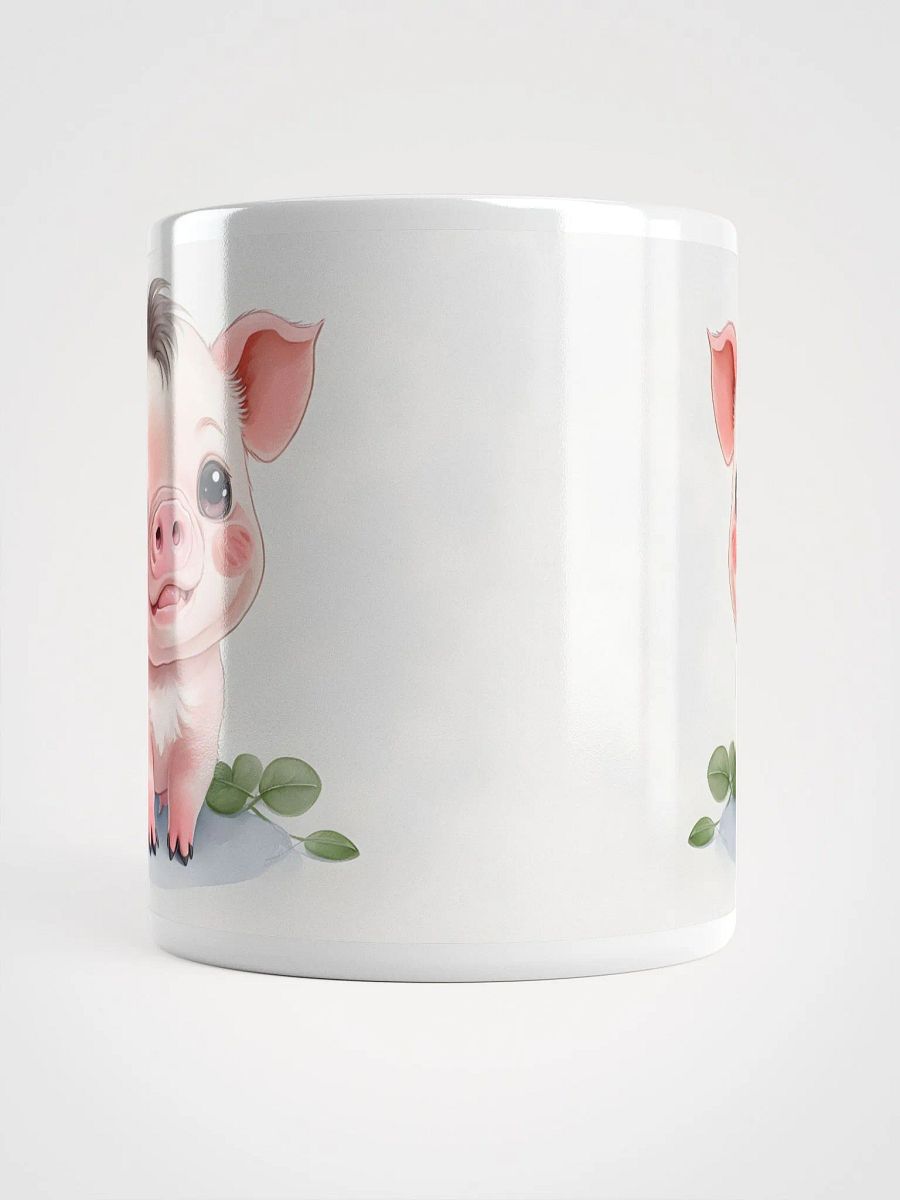 Delightful Piglet White Glossy Mug product image (10)