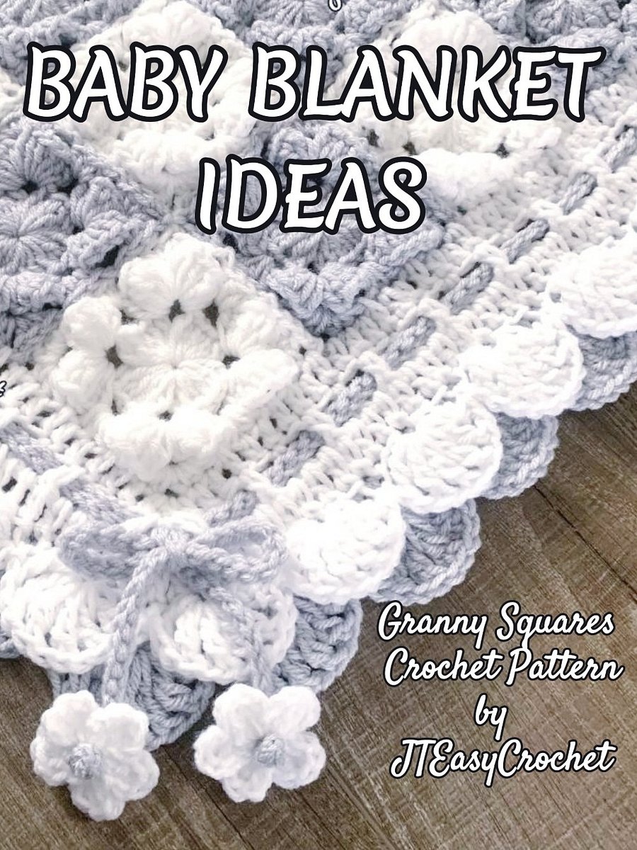 Textured Granny Squares Blanket Crochet Pattern,PDF Instant Download product image (6)
