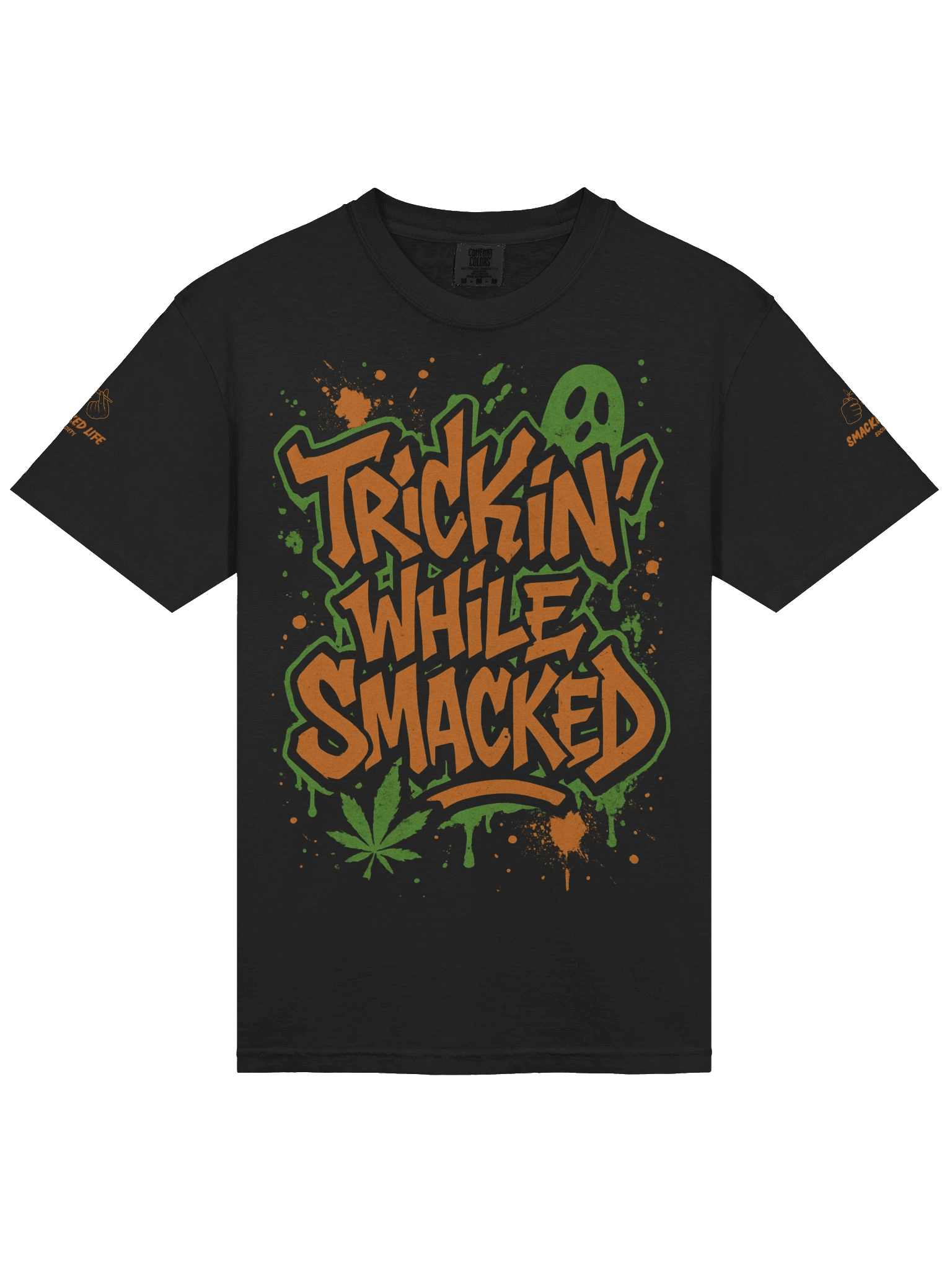 Trickin’ While Smacked – Unisex Halloween T-Shirt product image (3)