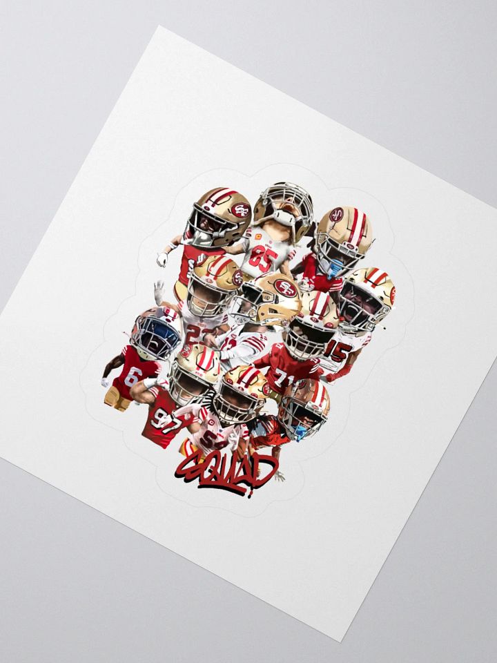 Niners Squad Sticker product image (5)