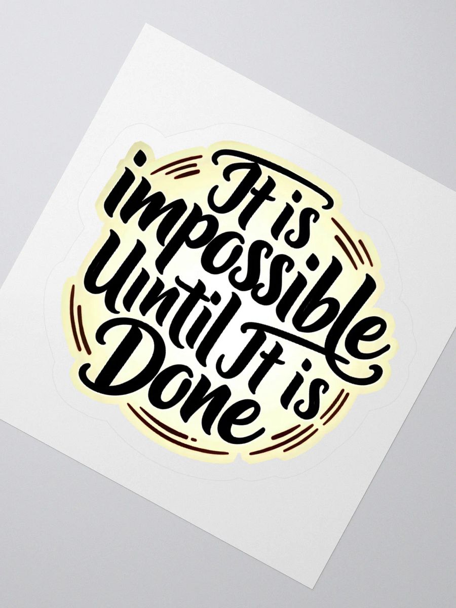 Motivational Quote Kiss Cut Stickers product image (5)