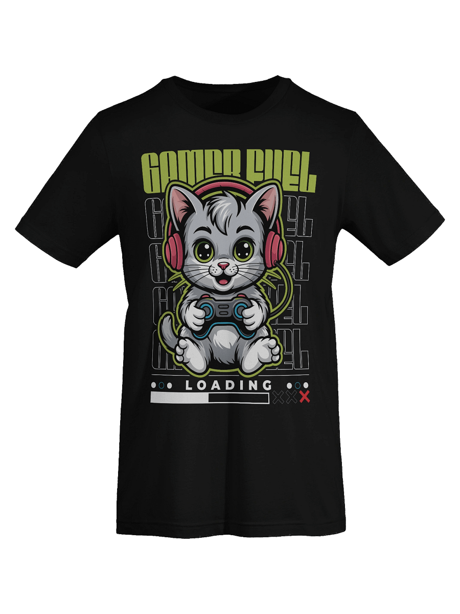 Gamer Cat | Unisex Bella+Canvas Supersoft T-Shirt product image (8)
