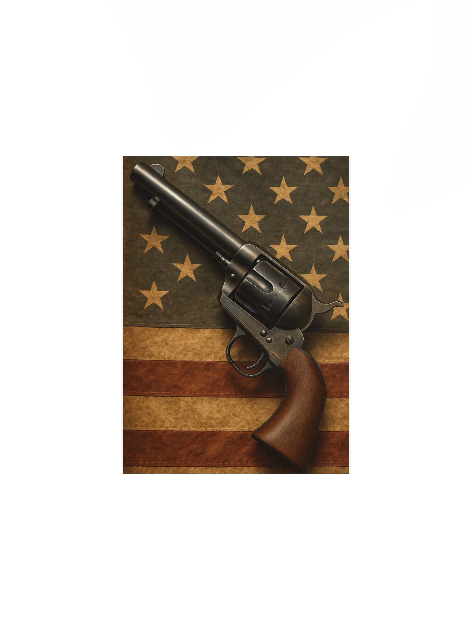 Poster “Colt & Drapeau Américain” product image (3)