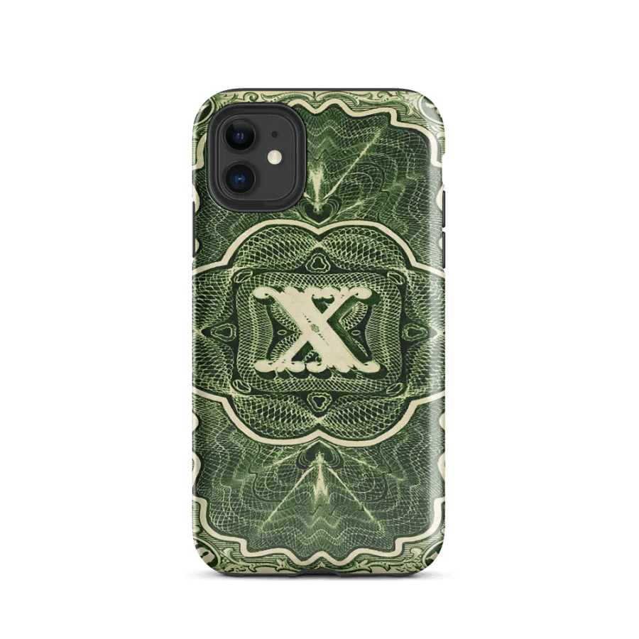 $ Currency X Green iPhone® Tough Case product image (2)