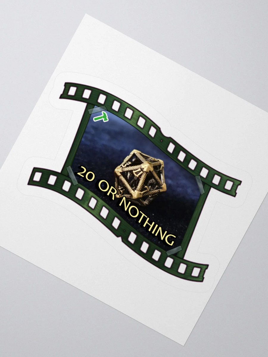 StreamReel | 20 or nothing Sticker product image (2)